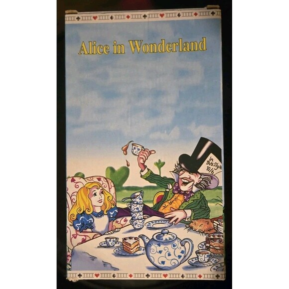 Alice In Wonderland Café Paul Cardew Tea Party Cup & Saucer Set With Box CHIPPED - Picture 4 of 16